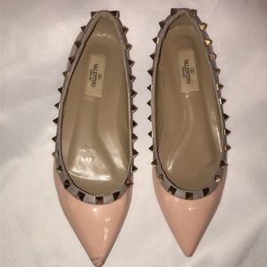 Valentino Rockstud Flats! Gorgeous. Size EU 38